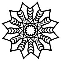 Creative Expressions Mask Chevron Mandala