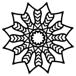 Creative Expressions Mask Chevron Mandala