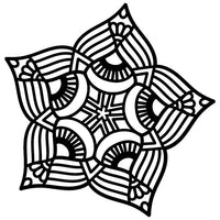 Creative Expressions Mask Five Point Mandala