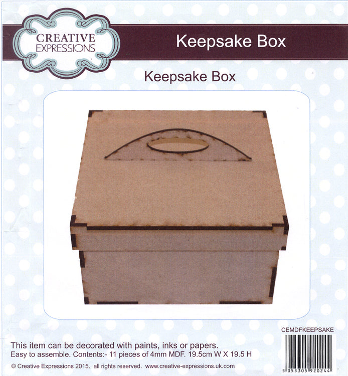 MDF Keepsake Box Set
