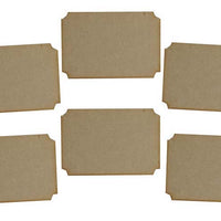 Creative Expressions MDF Tickets Pack of 6