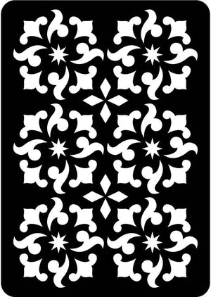 Creative Expressions Mini Stencil Swirly Motif