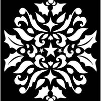 Creative Expressions Mini Stencil Ornamental Holly