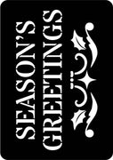 Creative Expressions Mini Stencil Seasons Greetings