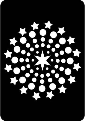 Creative Expressions Mini Stencil Shooting Stars