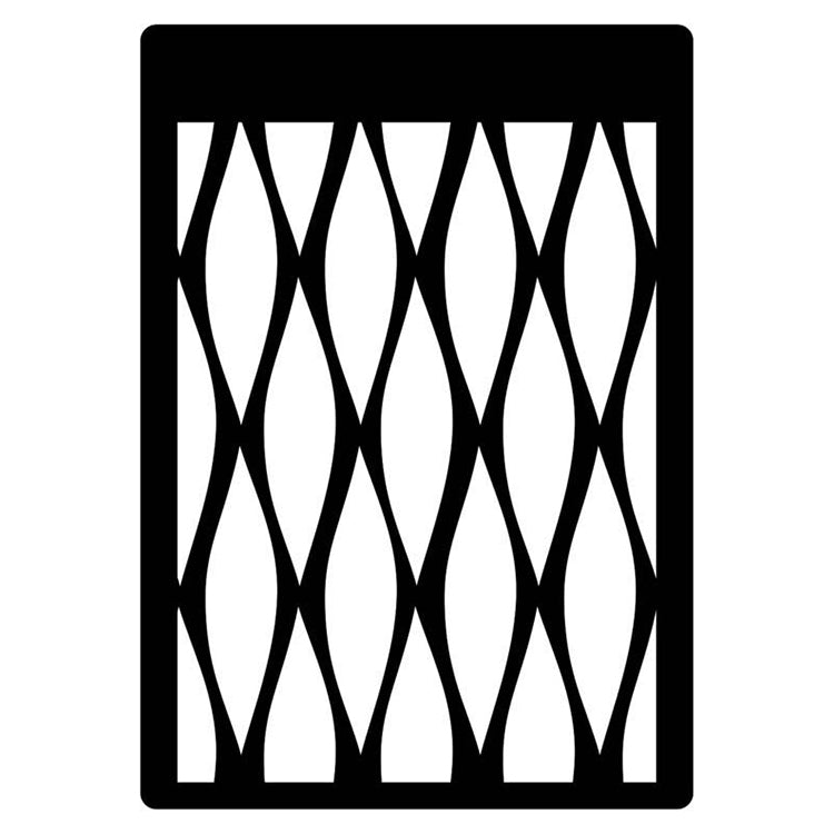 Creative Expressions Mini Stencil Waves