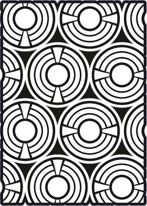 Creative Expressions A5 Stencil Geometric Circles