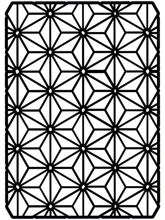 Creative Expressions Star Screen A5 Stencil