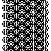 Creative Expressions Snowflake Cluster A5 Stencil