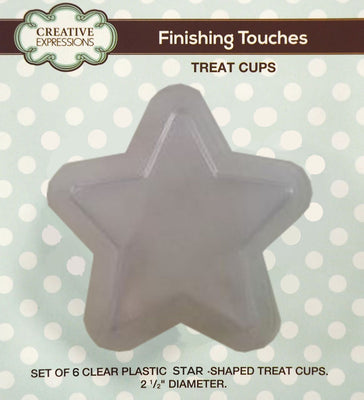 Star Shaped Treat Cups pk 6