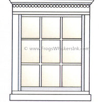 Frog's Whiskers Stamps - Window