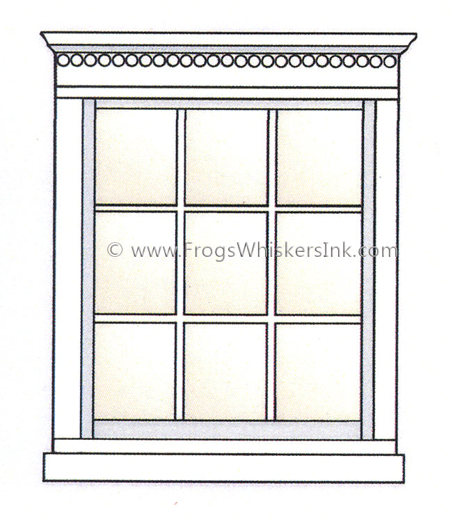 Frog's Whiskers Stamps - Window