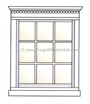 Frog's Whiskers Stamps - Window
