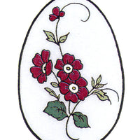 Frog's Whiskers Stamps - Floral Easter Egg