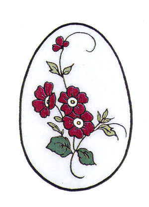 Frog's Whiskers Stamps - Floral Easter Egg