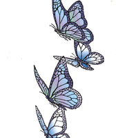 Frog's Whiskers Stamps - Four Butterflies