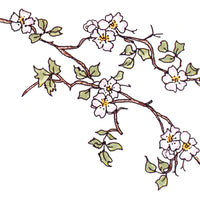 Frog's Whiskers Stamps - Apple Blossom Branch