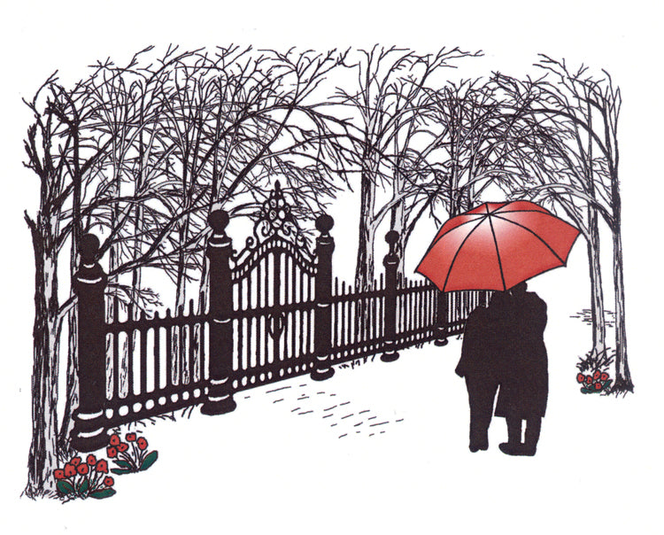 Frog's Whiskers Stamps - Walking in the Rain