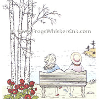 Frog's Whiskers Stamps - By the Lake