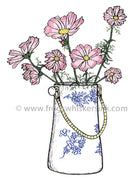 Frog's Whiskers Stamps - Wildflower Jar Cling Mount Stamp