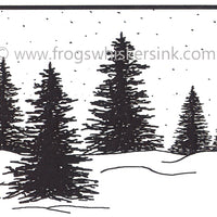 Frog's Whiskers Stamps - Framed Trees