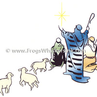 Frog's Whiskers Stamps - Shepherds Watching