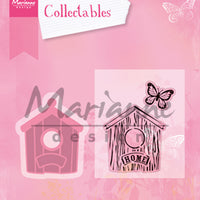 Marianne Design: Collectables Die & Stamp Set - Birdhouse Home