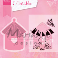 Collectable Dies/Stamp Set -  Birdhouse Birds