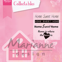 Collectable Die Set - Home Sweet Home