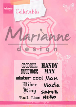 Marianne Design: Collectables Dies & Stamp Set - Shield