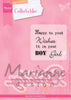 Marianne Design: Collectables Die & Stamp Set - Birthday