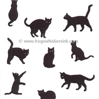 Frog's Whiskers Stamps - Nine Lives of Midnight