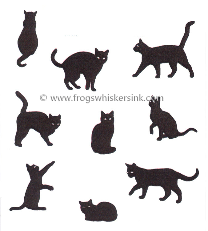 Frog's Whiskers Stamps - Nine Lives of Midnight