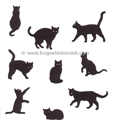 Frog's Whiskers Stamps - Nine Lives of Midnight