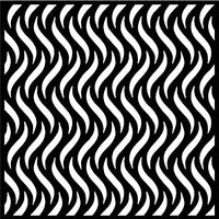 Creative Expressions Mask - Wavy - 6 x 6 Stencil