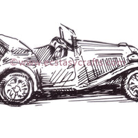 Nellie's Choice - Clear Stamp Men Things - Oldtimer Car