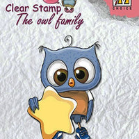 Nellie's Choice Clear Stamp The Owl Family - Star