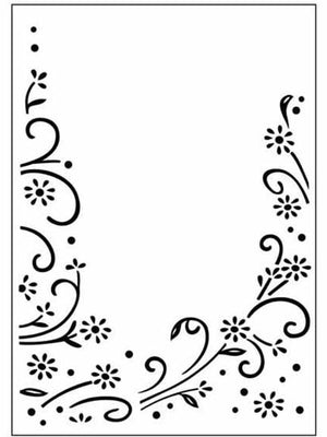 Embossing Folder Daisy Flourish