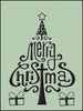 Embossing Folder - Merry Christmas (HSFC001)