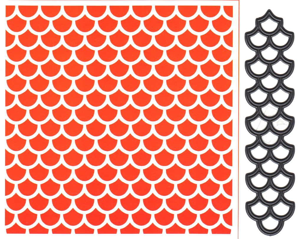 Embossing + die - Design Folder Extra - Scales