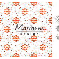 Marianne Design Embossing Folder Extra - Snow And Ice Crystals