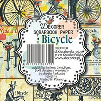 Decorer 2.75" x 4.25" Scrapbook Set Mini - Bicycle
