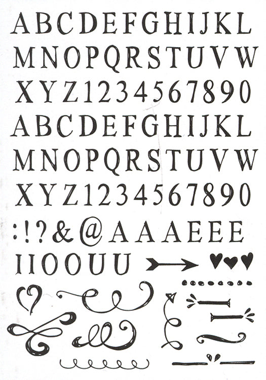 Eline's handlettering - Light - Stamp Set