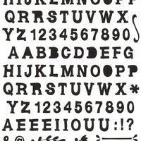 Eline's handlettering - Bold - Stamp Set