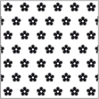 Embossing Folder - Flower background square