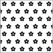 Embossing Folder - Flower background square