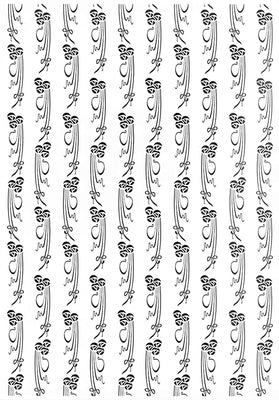 Creative Expressions - Embossing Folder - A4 -  Art Deco Rose Swirl
