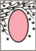 Embossing Folder - Spring in the air (Oval)