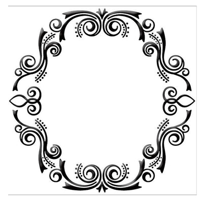 Embossing Folder - Frame (Oval)