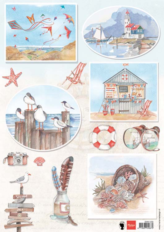Marianne Design Cutting Sheet Els Seabreeze 2